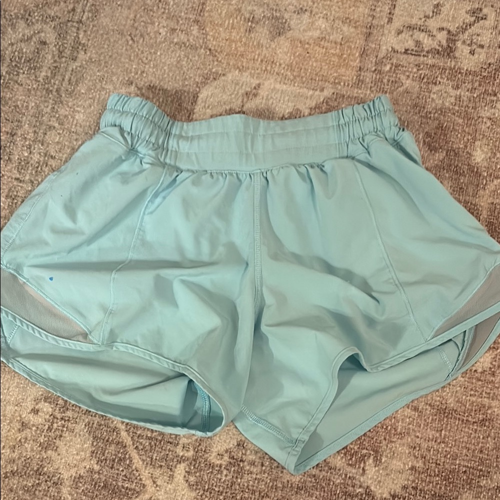 Lululemon 4 in Hotty Toddy Women's Light Blue Athletic Shorts